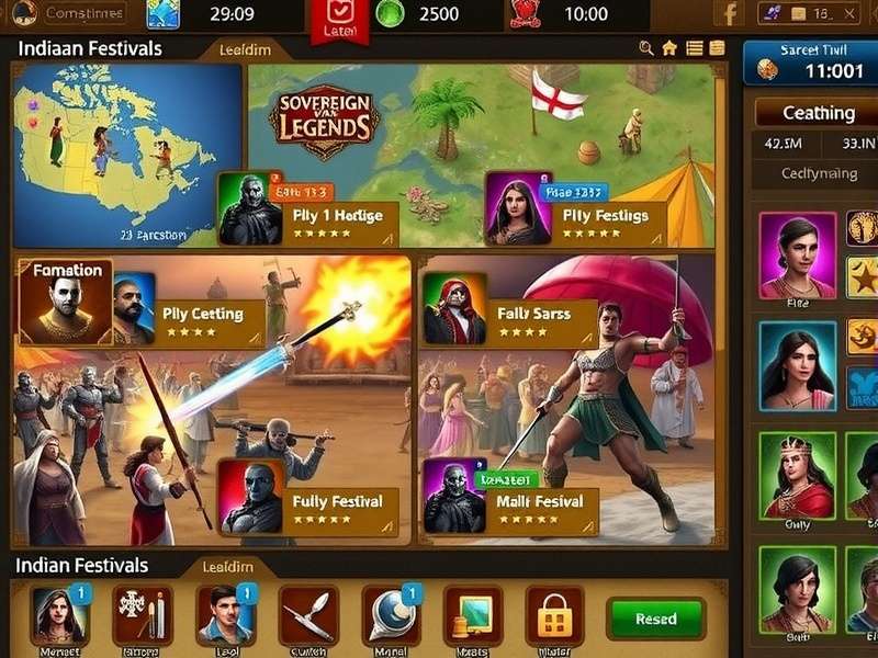 Sovereign War Legends Indian festival event screenshot